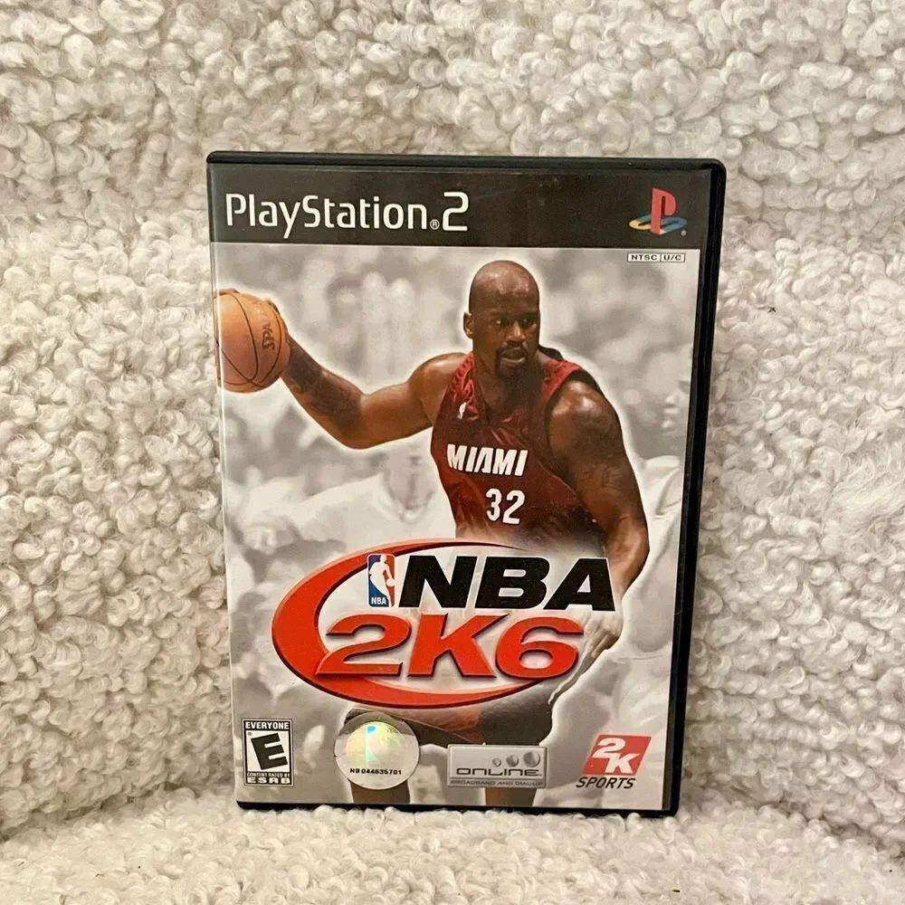 PlayStation 2 PS2 NBA 2K6 Shaq Miami 32 Basketball Video Game